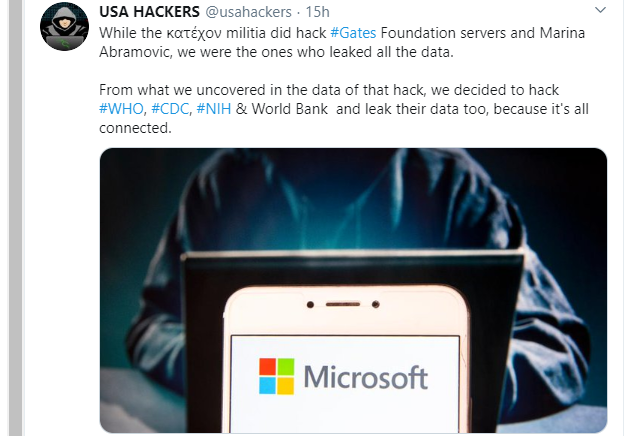 Microsoft and Wuhan virology hacked